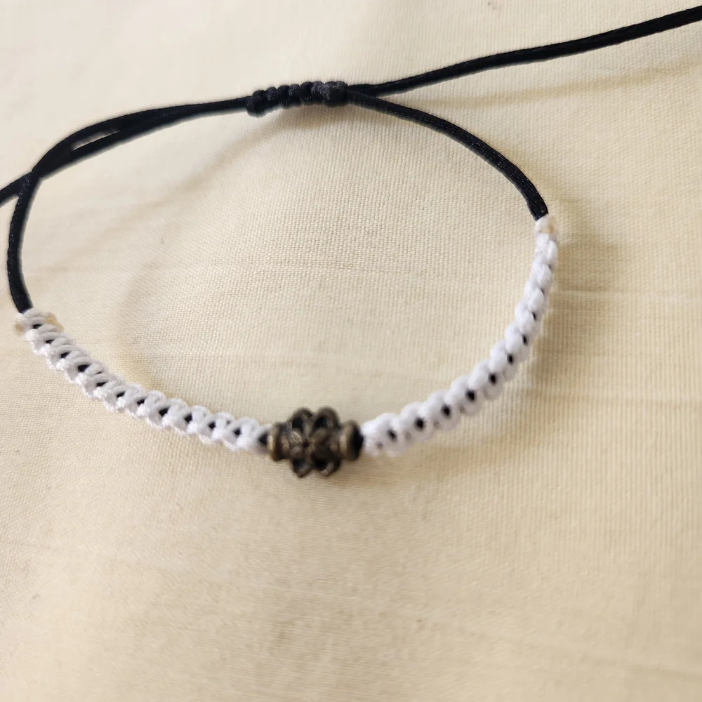 Adjustable Bracelet Handmade Braided Bracelet 4 Pieces Unisex #05